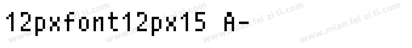 12pxfont12px15 A字体转换